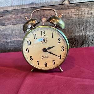 Vintage Robertshaw Gabriel Lux Twin Bell Alarm Clock